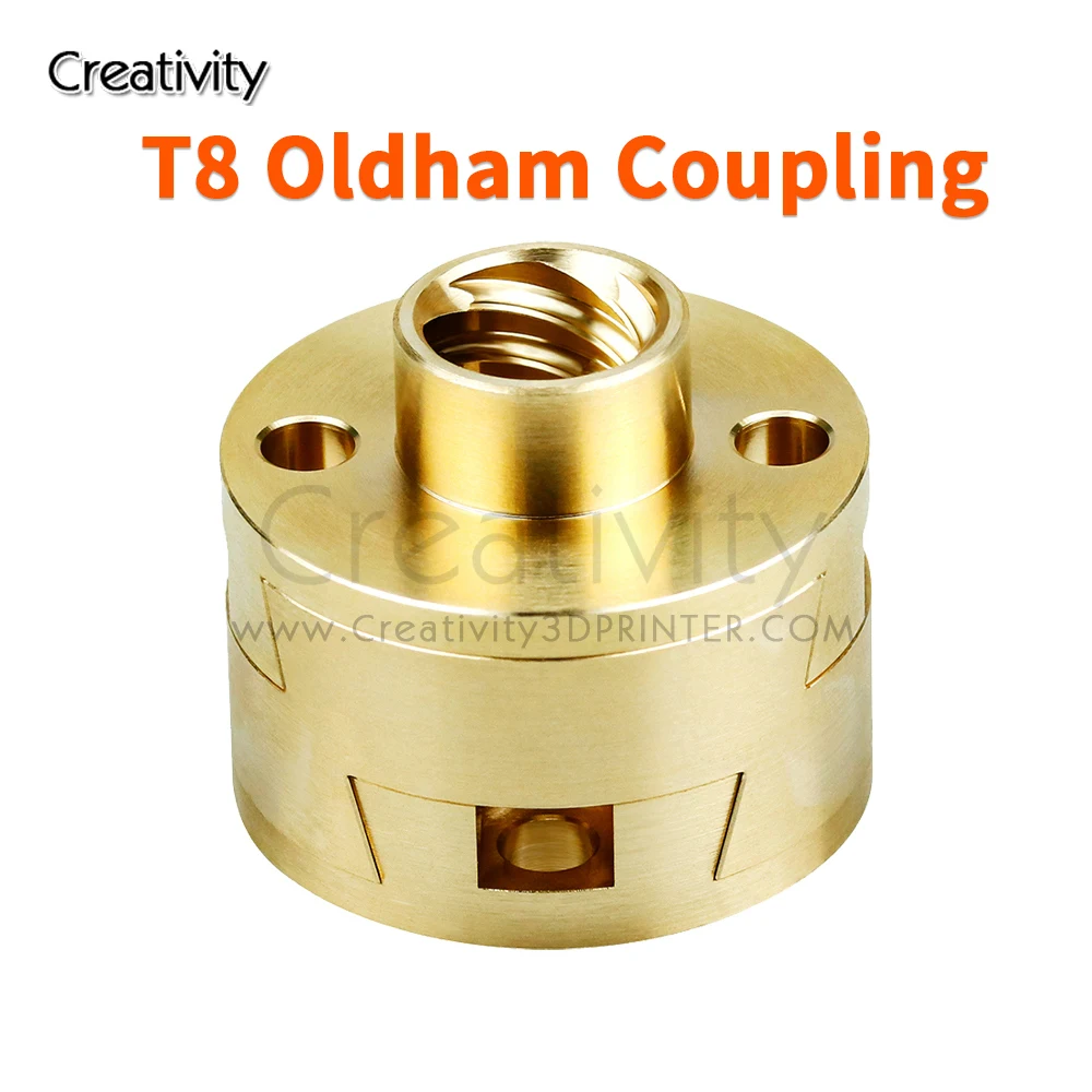 Oldham Shaft Coupler With Nut Peças para Impressora 3d Parafuso do Eixo z Voron Blv e Vzbot Impressoras 3d Ender3 Cr10 t8 18 mm 16 mm - Imagem 4