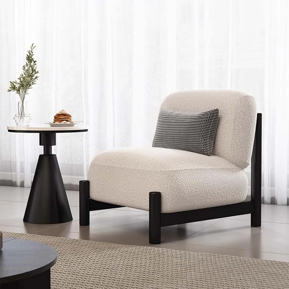 디자이너 침실 거실 게으른 작은 소파 의자, 싱글 온라인 연예인 발코니 레저 독서 의자, 고급 가구 
