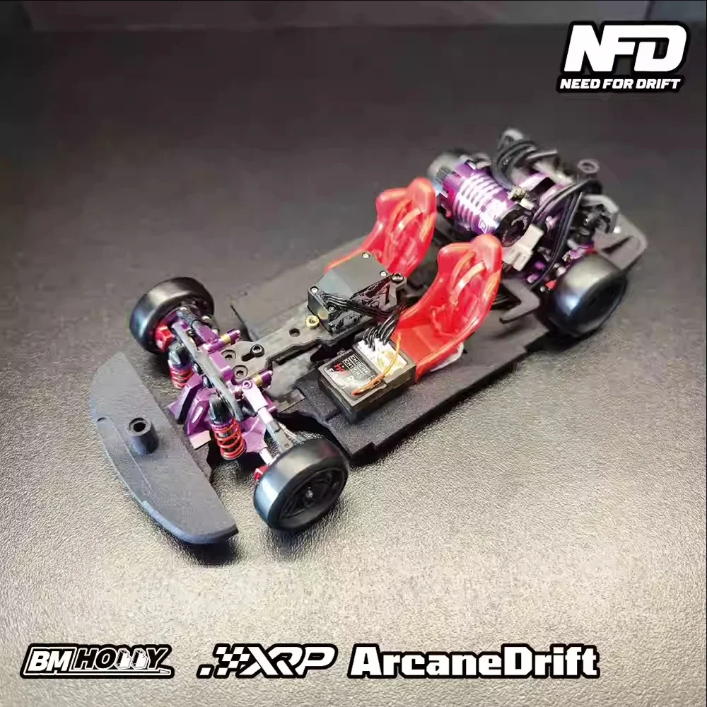XRP NFD-S15 1:24 RC Drift Car  Alloy Simulation Model RTR  Electric Remote Control Model Car MINI Racing Adults Childrens Toys 5