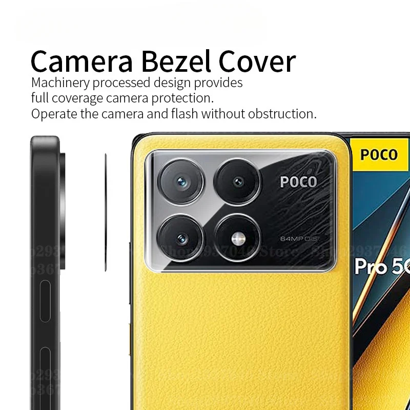 2-Pack 3D Lens Tempered Glass Camera Screen Protector