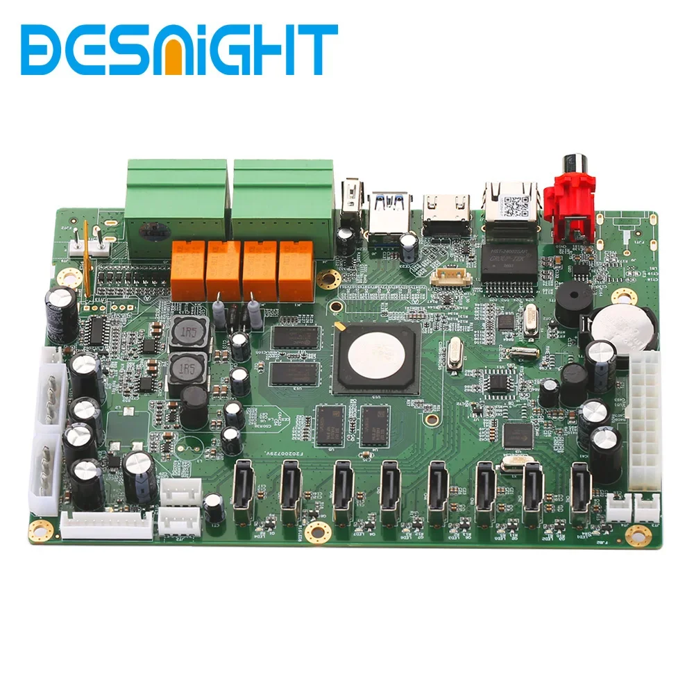 Xmeye Pro Nvr 5Mp Videoregistratore 16Ch 4K 64Ch 5Mp H.265 + H.265Ai Supporto 8 Pcs Hdd Atx Power Netip Nvr 16Ch Allarme Telecamera Ip Nvr