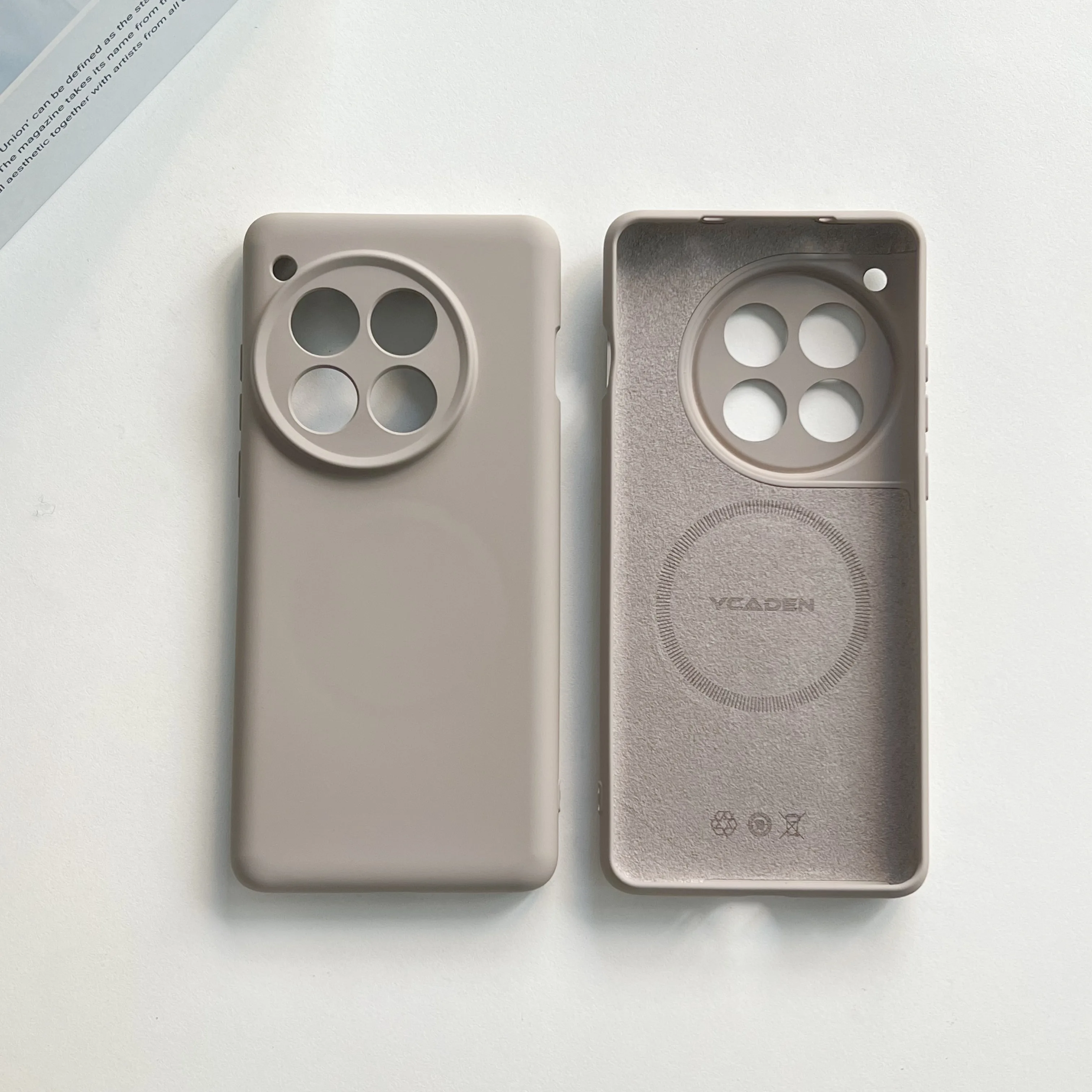 Magsafe-Compatible Shockproof Liquid Silicone Phone Case with Wireless Charging & Camera Protection