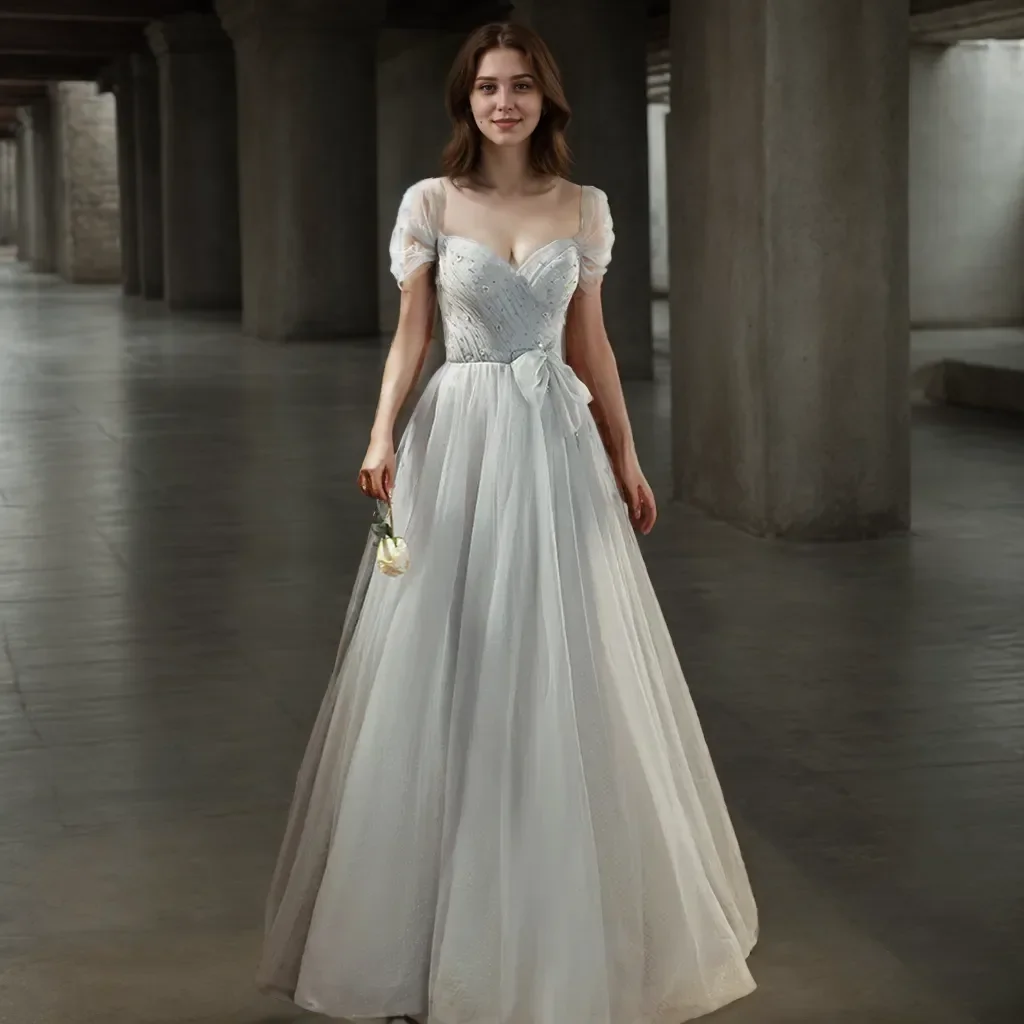 Genève | Elegant A-Line Maxi Dress main image 1