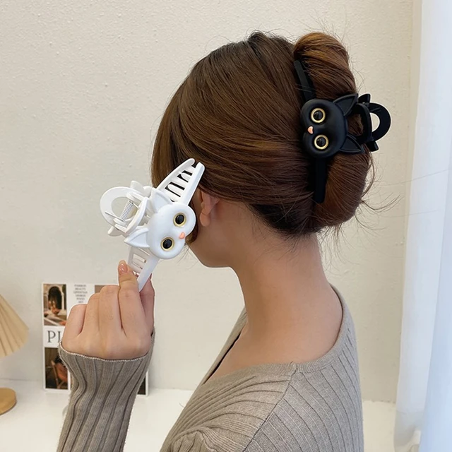 Pinzas Para El Pelo Con Forma De Búho Para Mujer, Pinzas Geométricas Grandes  De Alta Calidad, Accesorios Para El Cabello - La Garra Del Pelo - AliExpress