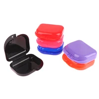 Boîte de rangement pour prothèses dentaires, étui pour protège-dents, conteneur en plastique pour hygiène buccale, plateau pour appareils dentaires, 1 pièce 4
