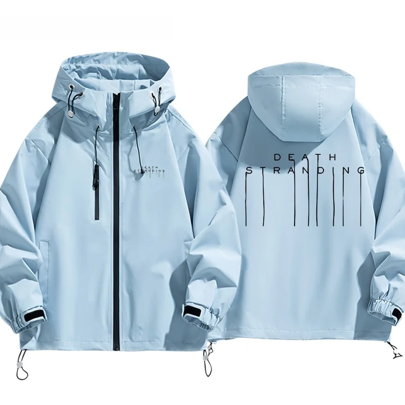 Death Stranding Themed PS4 Game Jaet Inner Set Cool Windproof Polyester Coat for Teens Spring Autumn Wear Outerwear
