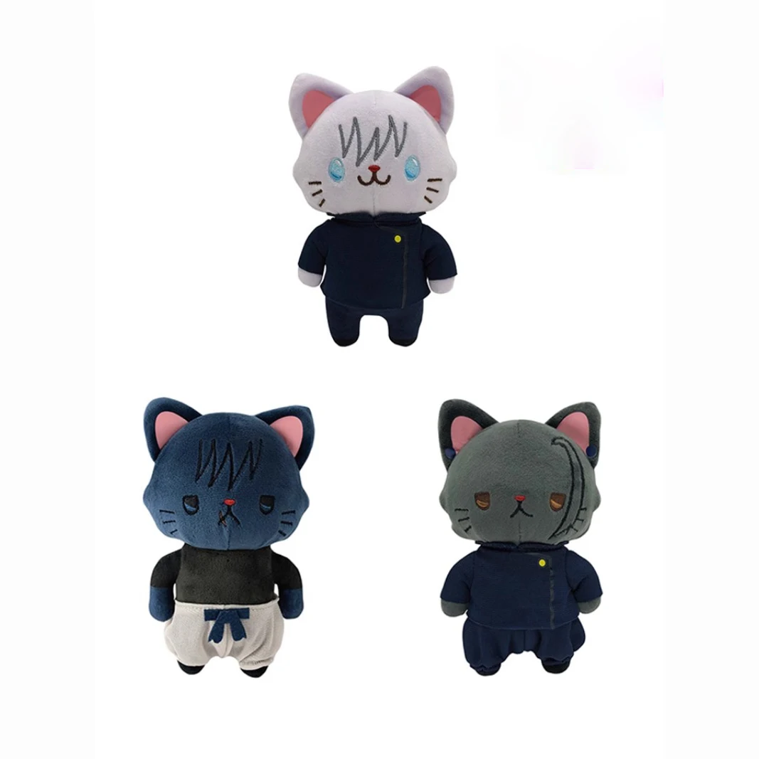 

Оригинальная Подлинная игрушка MOVIC Toji Fushiguro Geto Suguru Satoru Gojo Jujutsukaisen с котом Мультяшные Аниме фигурки плюшевые игрушки в подарок
