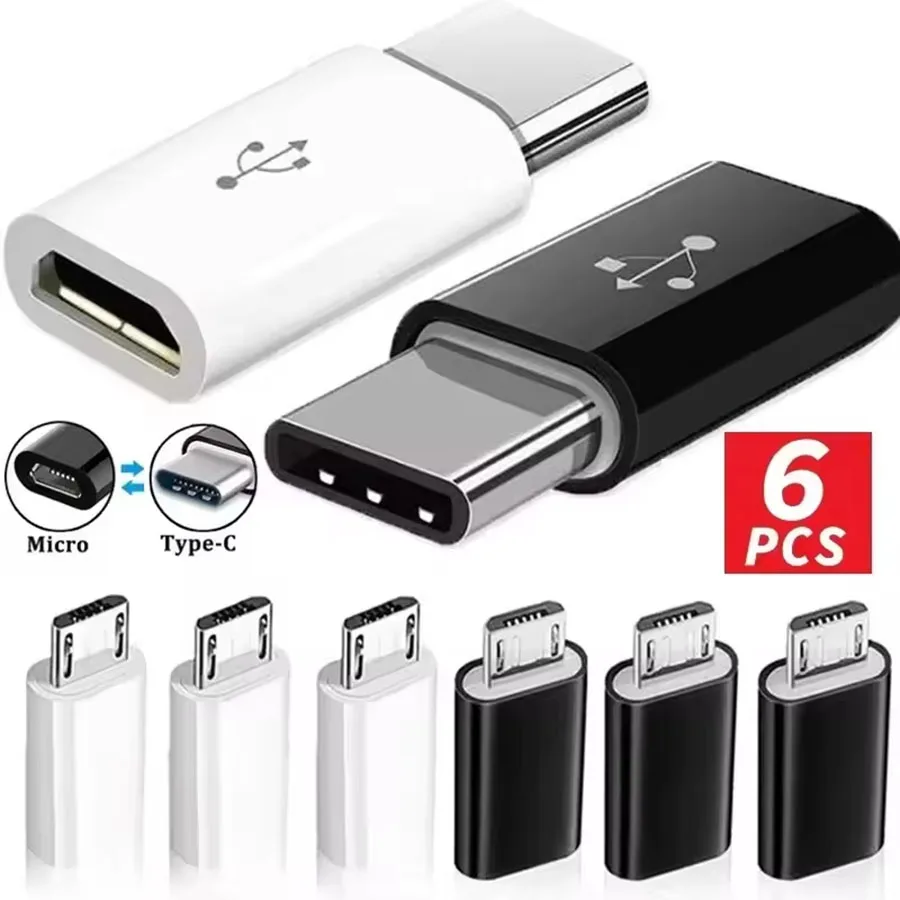 USB Type-C Adapter Type C To Micro USB Female To Male Converters For Xiaomi Samsung Charger Data Cable USBC USB C Adapter