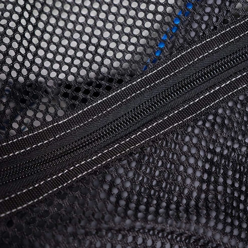 Foldable Mesh Dive Bag Durable Strong Load Bearing Wide Firm Handle Safer Swimming Storage Bag for Travelling Outdoor