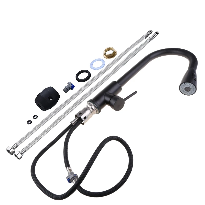 

Pull Out Sink Sprayer for Head Replacement with 3 Function Kitchen Sink Faucet S