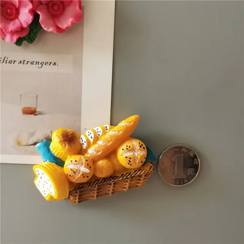 Buy 5 Get 1 Imitation Food Fridge Magnets Stickers Kitchen Decoration For Refrigerator