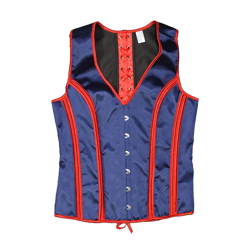 Corset Men Shapers Slim Fit Tank Top Shapewear Chest Binder Waistcoat