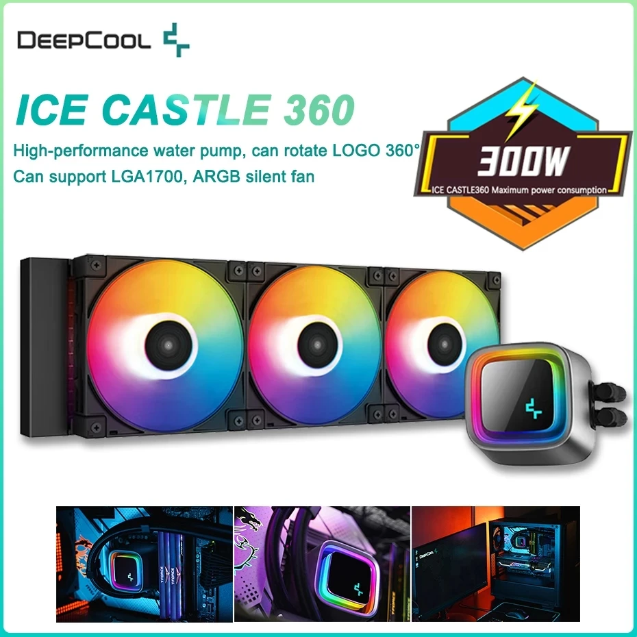 DeepCoolLS720CPULiquidWaterCooling360mmIntegratedCPUCooler