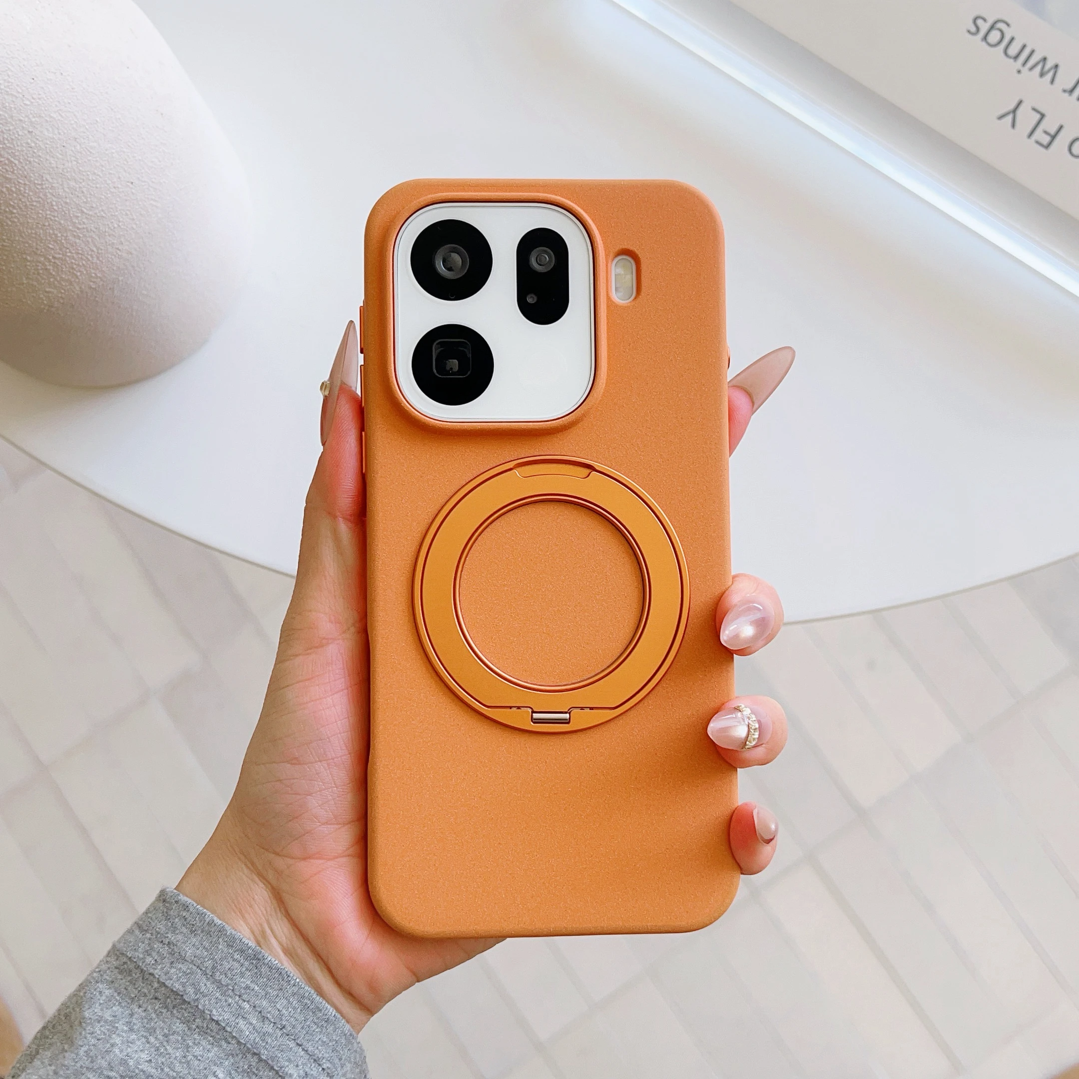Stylish Colorful Magnetic Rotating Stand Shockproof Bumper Case