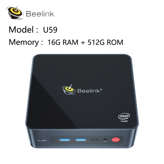 Beelink U59 Windows 11 Mini PC Intel Processor N5095 8GB DDR4