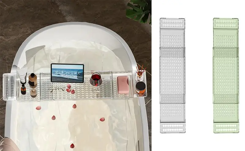 

Регулируемая полка-органайзер для ванной, нескользящий