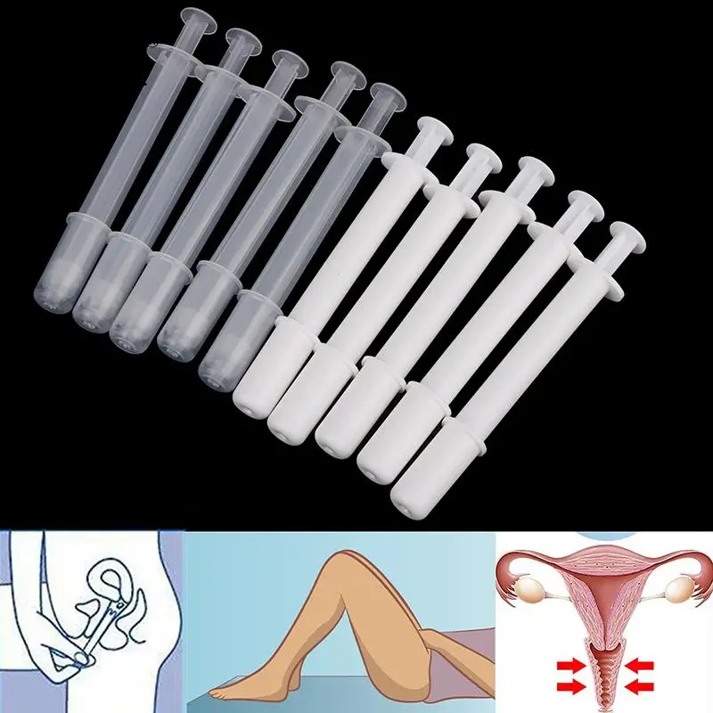 5/10Pcs/set Clear Vaginal Applicator Lubricant Injector Syringe Lube Anal Nasal Launcher For Health Care Sex Acts Cure enema syringe,enema bulb syringe
