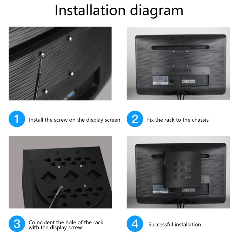 M05 미니 ITX 섀시, 후면 마운트 브래킷 포함, HTPC 케이스, USB2.0 ITX 인클로저, 사무실용 산업 제어 섀시