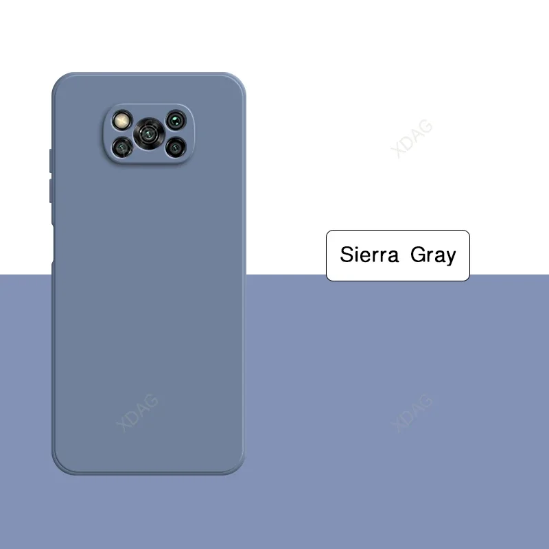 Premium Liquid Silicone Soft Back Cover with Internal Flocking - High Quality & Simple Design