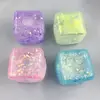 Creative Fidget Toy Mini Squishi Toys Mochi Ice Block Stress Ball Toy Kawaii Transparent Cube Stress Relief Squeeze Toy 3
