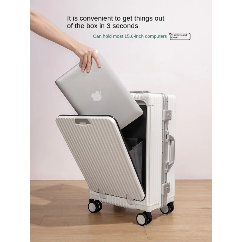 Suitcases travel Luggage 20-Inch Boarding Bag Password brand luxury Suitcase Rechargeable Trolley Case with wheels