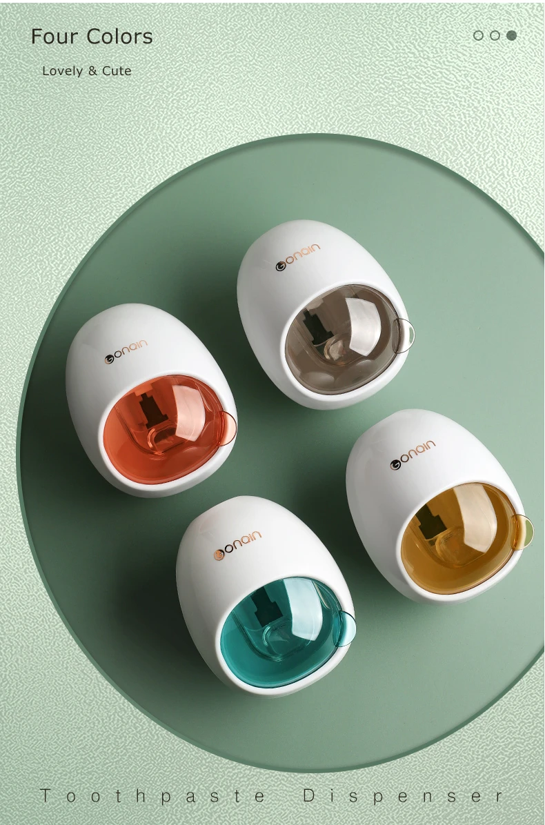 Wall Mounted Toothpaste Dispenser Automatic Tube Press Squeezer Toothpaste description image 5
