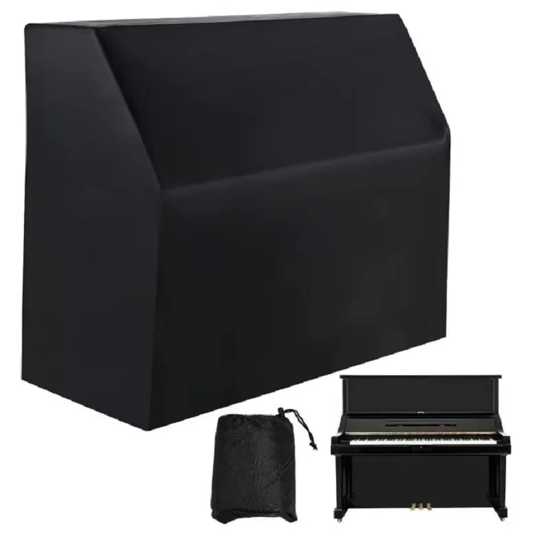 420D Piano cover Black Oxford cloth Silver coated waterproof and dust protective cover Instrument dust