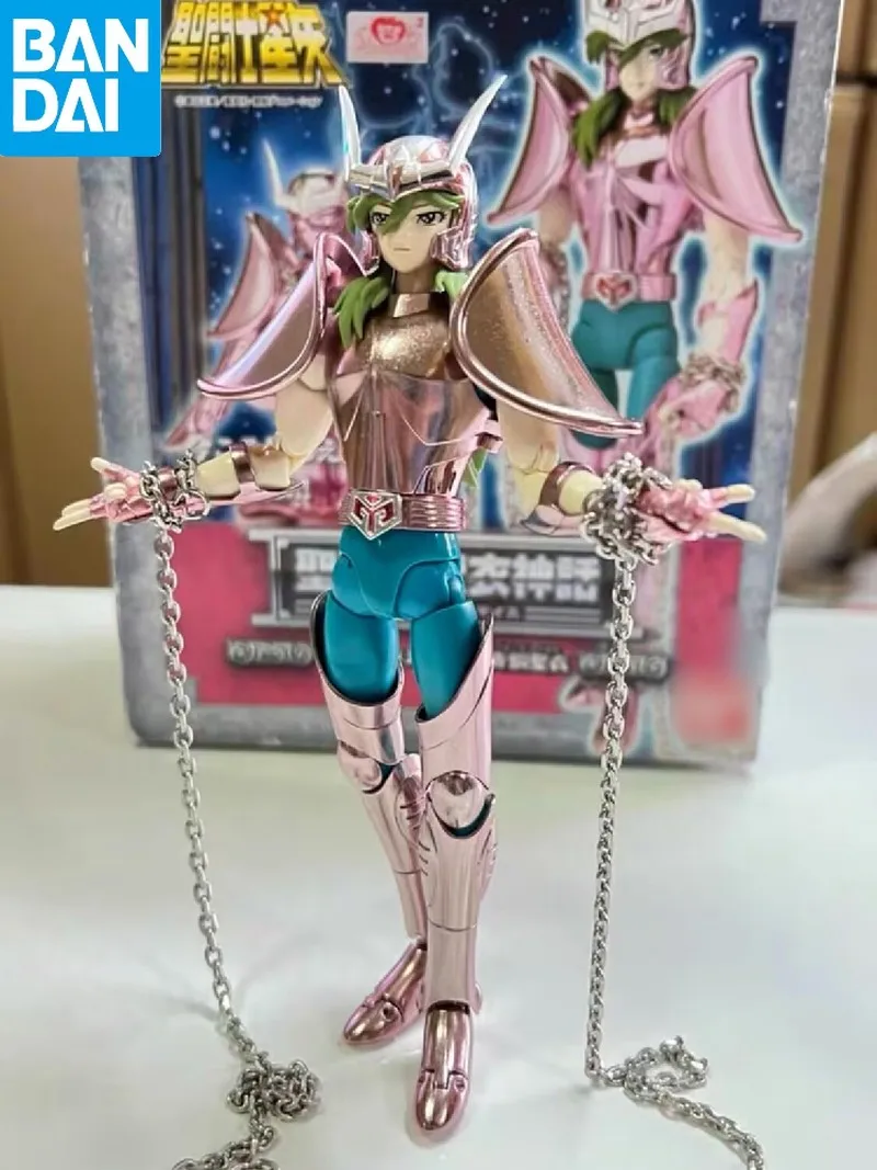 

Bandai Original Saint Seiya Anime Figure Cloth Myth Ex Andromeda Action Figure Collectible Model Ornamentstoys For Kids Gift