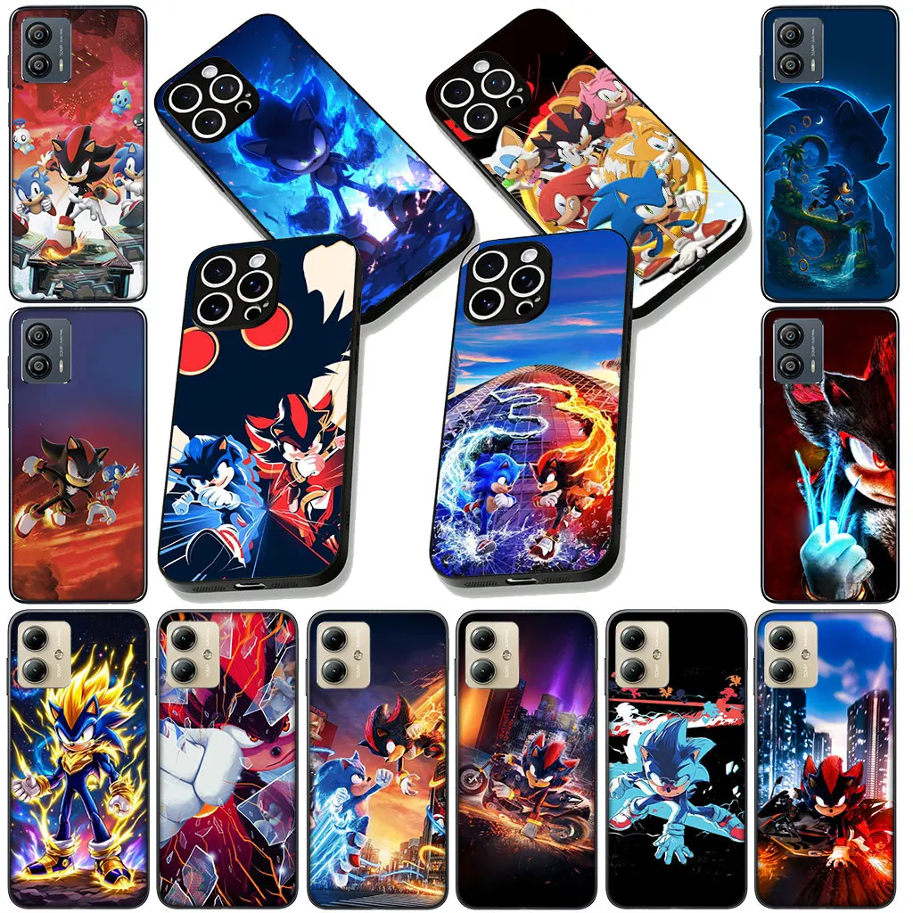 Sonic & Shadow Hedgehog Soft Phone Cover Case