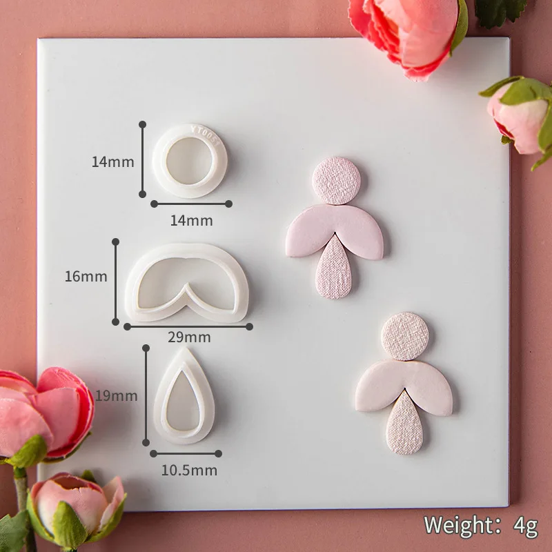 Soft Pottery Polymer Clay Cutter Roller Wicker/leaf Plant Texture Mold DIY Pendant Jewelry Roller Pottery Tools