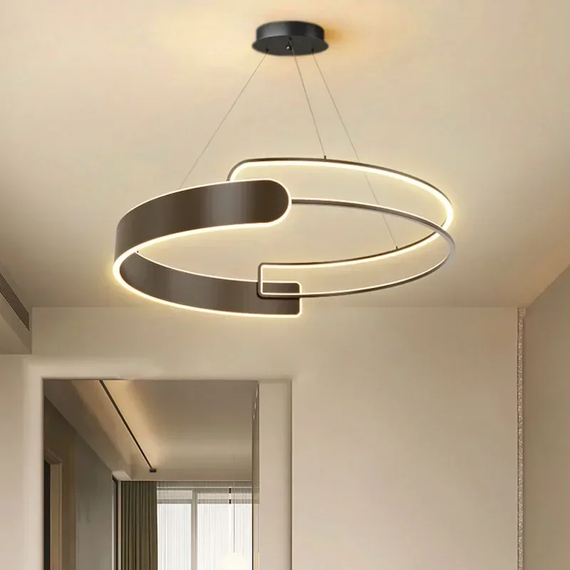 

Modern LED Pendant Lamp For Living Dining Room Bedroom Luxury Hanging Lamp For Ceiling Home Decoration Adjustable Fixture Lustre