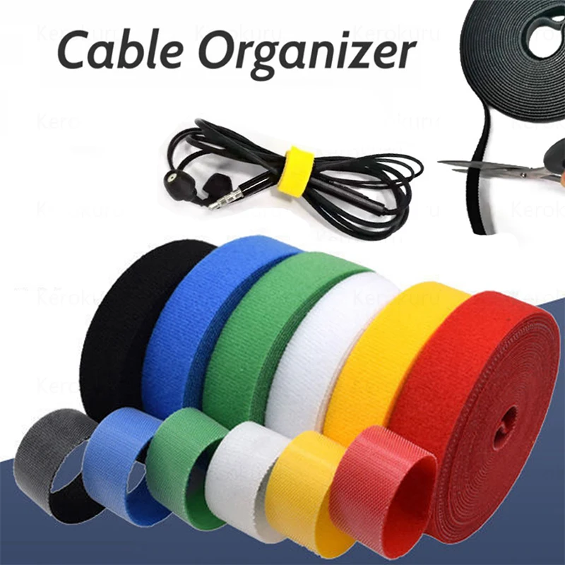 1-5m Organizer do kabli kabel zarządzania oplot na kable taśma Protector dla myszy drutu uchwyt słuchawkowy USB ładowarka akcesoria do telefonu