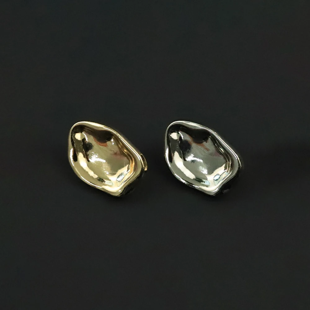 10pcs Minimalist Premium Irregular Metal Buttons for Clothing, DIY ...
