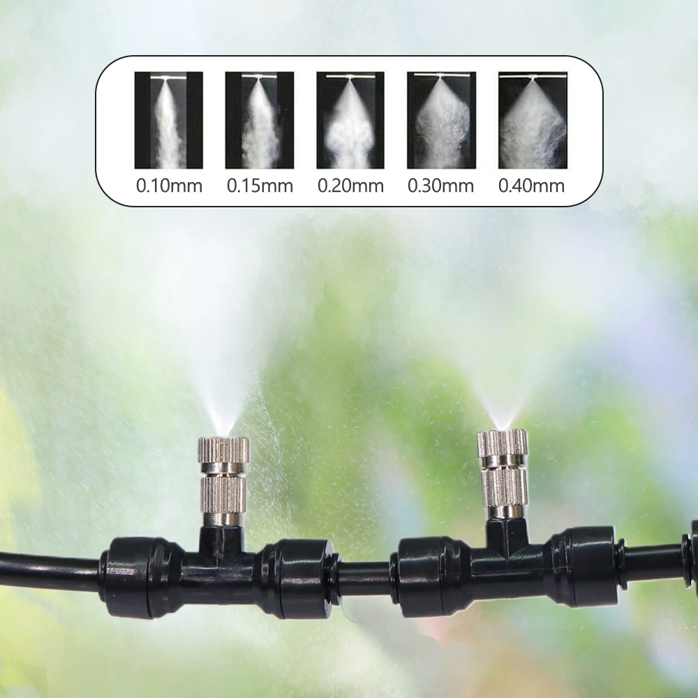 16 Stück Messing-Nebeldüsen G 3/16 – 0,15 Mm Öffnung Für Gartenbewässerung & Nebeleffekte