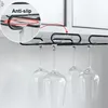 Stainless Red Wine Glass Holder Inverted Hanging Storage Rack Goblets Hanger Rack Decoration Hanging Wine Cabinet 4