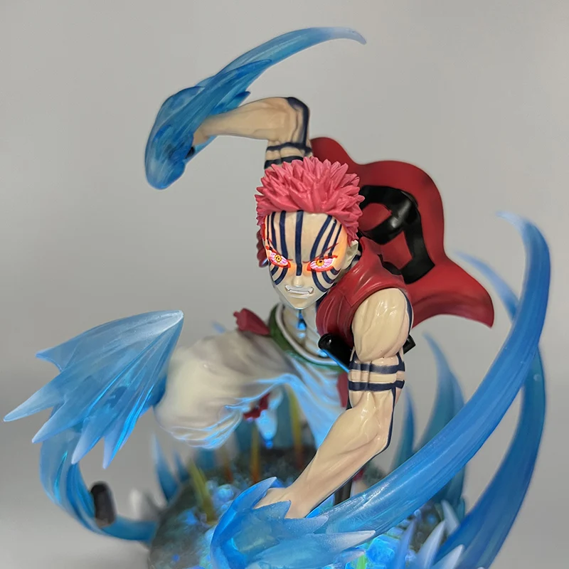 demônio matador anime figura kokushibou tsugikuni yoriichi kimetsu não  yaiba figura modelo boneca brinquedos anime ação figura