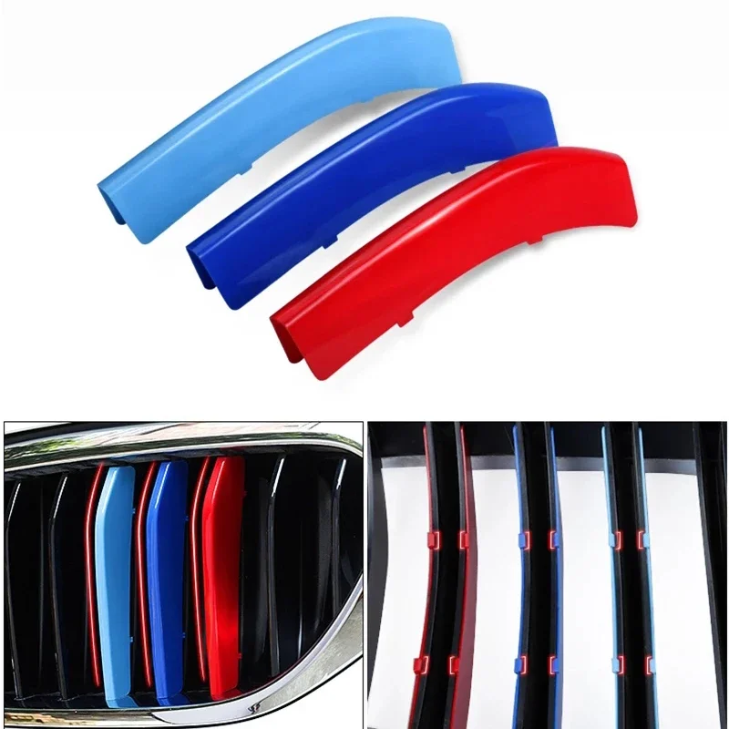 M Power Front Grille Trim Strips For BMW X1 X2 X3 X4 X5 X6 X7 F48 F49 E84 F39 F25 F26 G01 G02 F15 E70 G05 F16 E71 E72 G07 Z4 E89