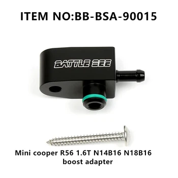 Turbo Boost Rubinetto Adattatore Per Vuoto Per MINI R56 N14B16 N18B16 1.6T Motore Battle Bee In Alluminio Boost Sensore di Calibro BB-BSA-90015
