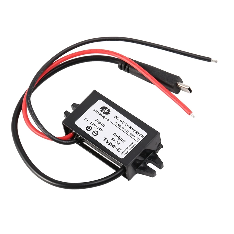 Szwengao-12 V 24V  5 V 3A ܴٿ DC  ַ, 12 V  5 V 15W    ġ