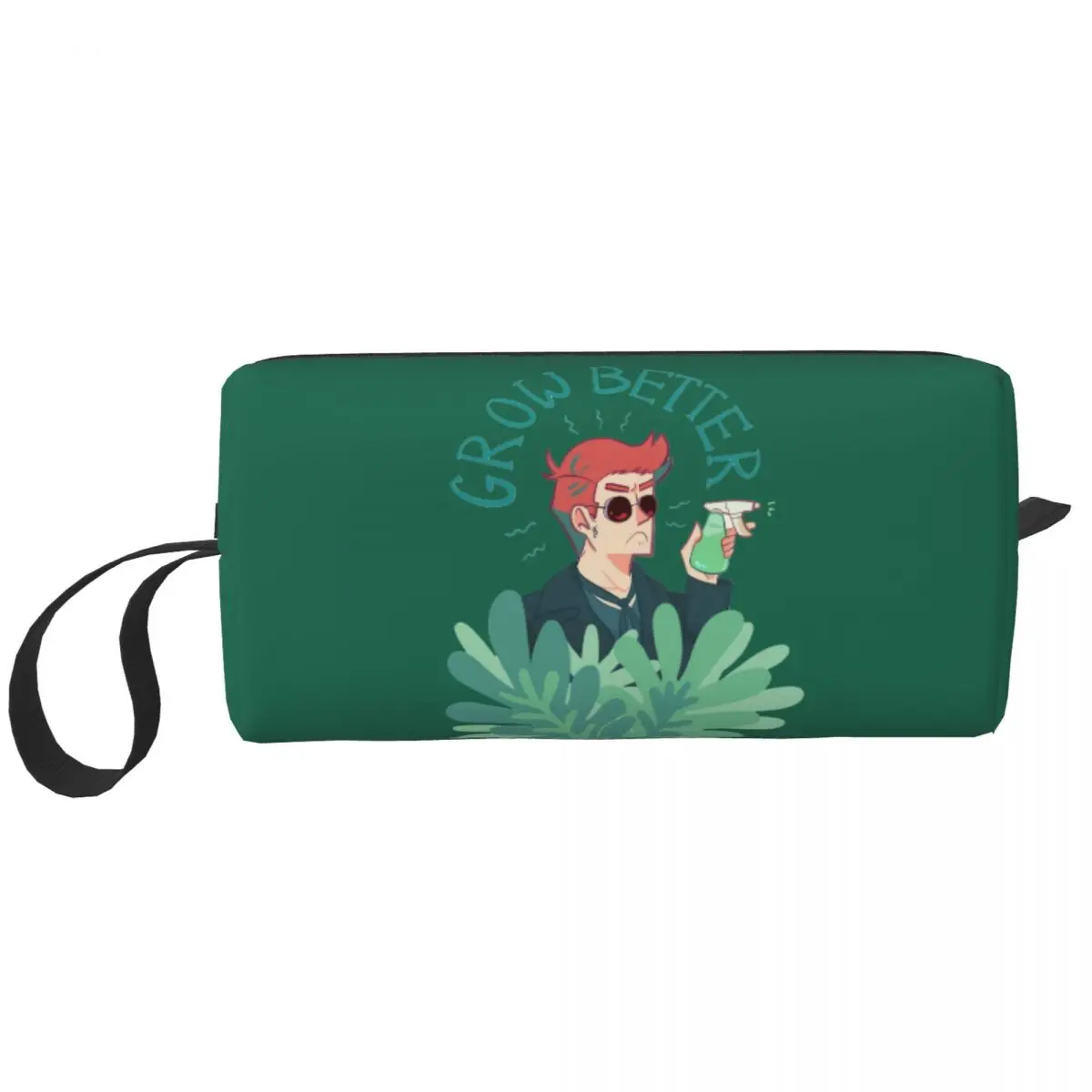 

Косметички Good Omens Crowley и Plant, женская косметичка, стильный дорожный органайзер для косметики