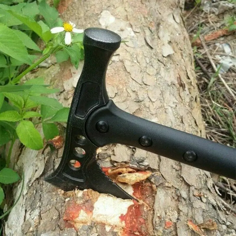 2 in 1 Tactical Axe Tomahawk Army Outdoor Hunting Camping Survival Machete Axes Hand Tool Fire Axe Hatchet Axe/Ice Axe 4
