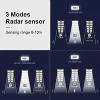 504 LED Powerful Solar Lights Outdoor Motion Sensor External Waterproof Street Light 12000 Lumen Lighting Garden House Wall Lamp 2