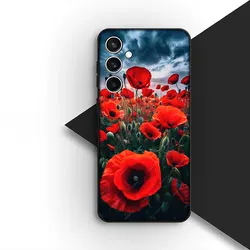 Elegant Red Rose and Pink Peony Floral Phone Case - Galaxy S23 Ultra (1)