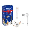Powerful Milk Frother Wand Ultra Fast Handheld Drink Mixer Electric Whisk Foam Maker for Coffee,Lattes,Cappuccino,Frappe,Matcha 1