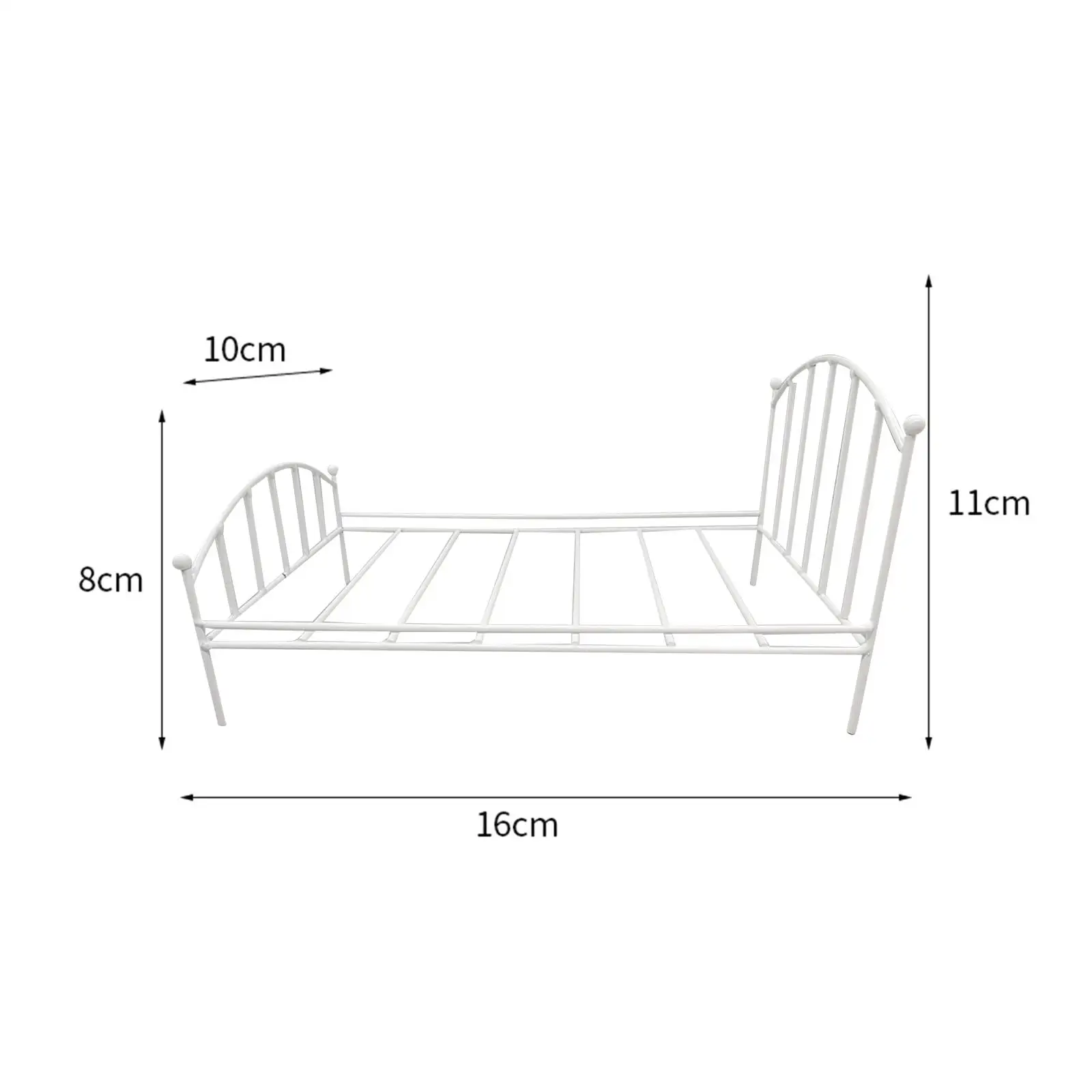 1:12 Scale Miniature Bed Decorative DIY Dollhouse Bedroom Decoration for Dollhouse Diorama Micro Landscape Ornaments Decor