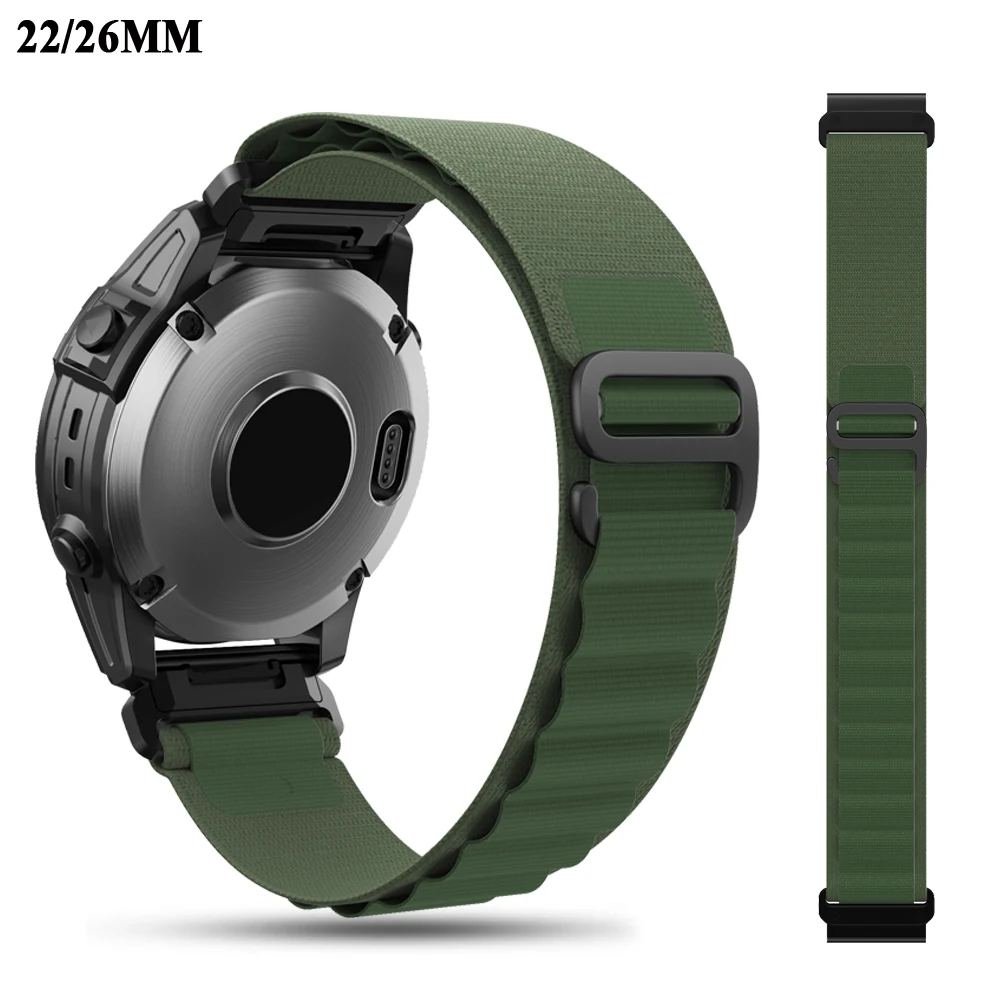 

Ремешок нейлоновый для наручных часов Garmin Fenix 6 6X Pro 7 7X 5 5X/Тактический 7 Pro, 22 26 мм