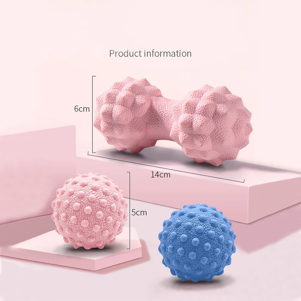 TPR Fascia Ball Muscle Relaxation Yoga Massage Fitness Shoulder Neck Stand Foot Massage Hard Neck Membrane Meridian massage ball