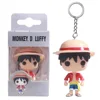 FUNKO Keychains One Piece Roronoa Zoro TonyTony Chopper Kwaii Compact Anime Doll Pendant Pocket Keychain Toy Gift for Children 2