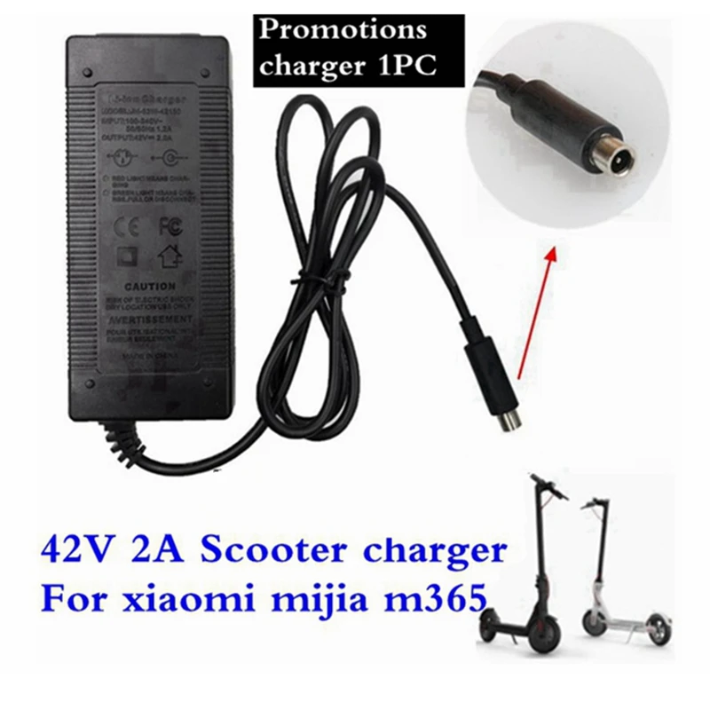 36v 2a Electric Bike Lithium Battery Charger For 42v 2a Xiaomi M365