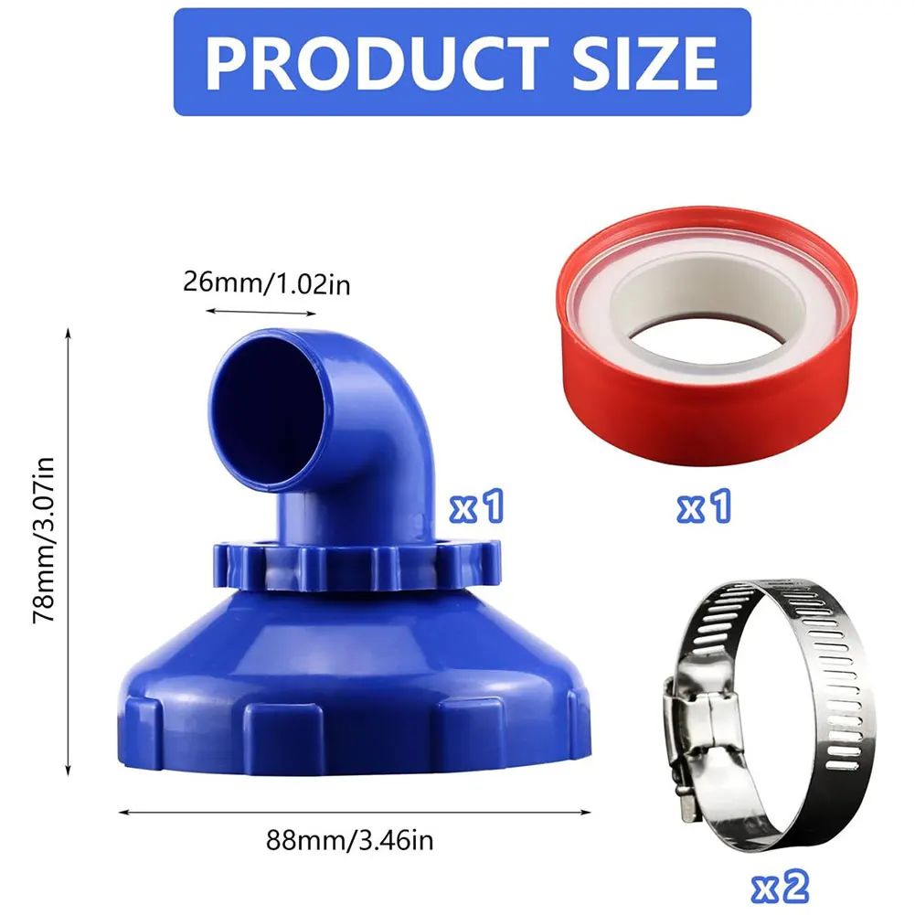 Rotatable Pool Inlet Nozzle 360&deg; Swivel Swimming Pool Return Jet Swimming Nozzle for Intex Accessories